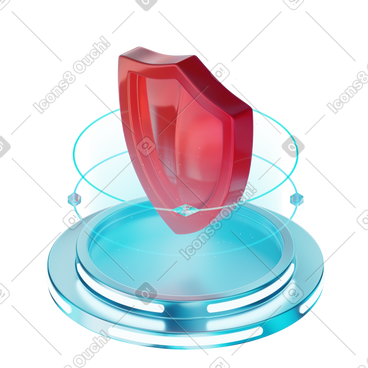 3D Glare Style Vector Illustrations in PNG and SVG