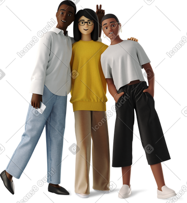 3D Business Style Vector Illustrations in PNG and SVG