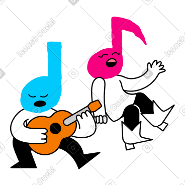 Giggle Style Vector Illustrations in PNG and SVG