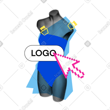 Print Style Vector Illustrations in PNG and SVG
