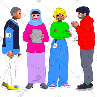 Pop Style Vector Illustrations in PNG and SVG