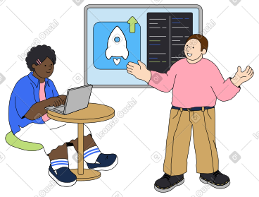 Kindy Style Vector Illustrations in PNG and SVG