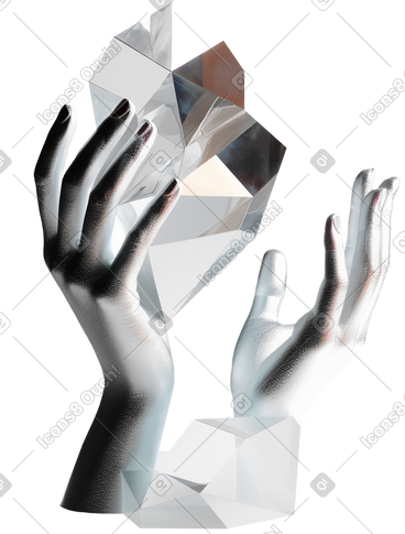3D Construction Style Vector Illustrations in PNG and SVG