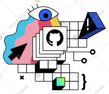 Memphis Style Vector Illustrations in PNG and SVG