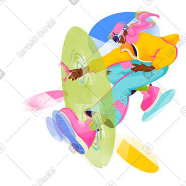Dynamic Style Vector Illustrations in PNG and SVG