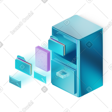 3D Glare Style Vector Illustrations in PNG and SVG