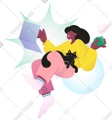 Colors Style Vector Illustrations in PNG and SVG
