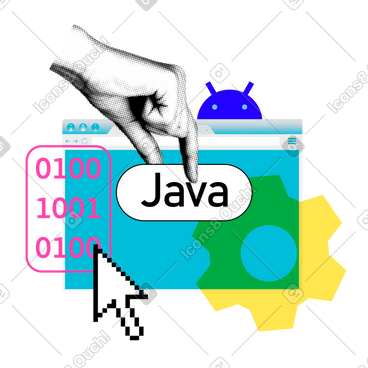 Print Style Vector Illustrations in PNG and SVG