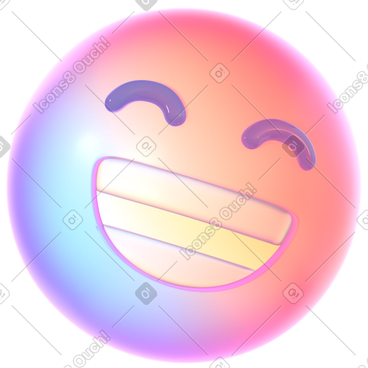 3D Glassy Style Vector Illustrations in PNG and SVG