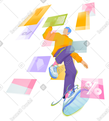 Dynamic Style Vector Illustrations in PNG and SVG