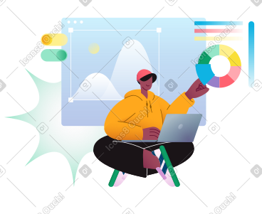 Colors Style Vector Illustrations in PNG and SVG