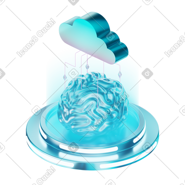 3D Glare Style Vector Illustrations in PNG and SVG