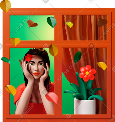 3D Plastic people Style Vector Illustrations in PNG and SVG